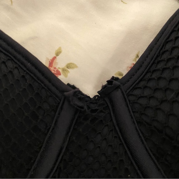 *SOLD* morbid threads fishnet bra top - Picture 6 of 6